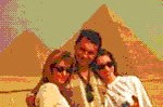 Ноябрь 1999 года, Египет.Андрей Родионов с семьей накануне ухода